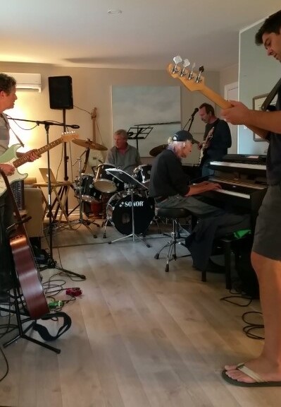 members of the band, Stormi2zDays, playing